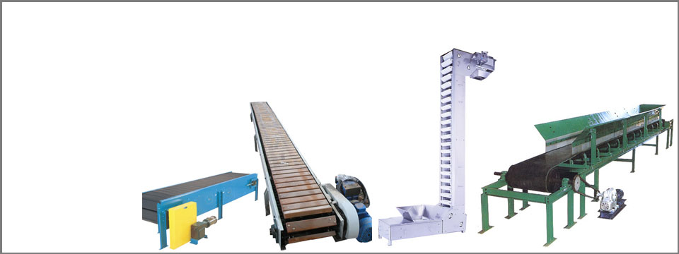 Chain Conveyors, Screw Conveyors, Bucket Elevators, Belt Conveyors and Roller Conveyors